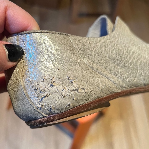 Zero + Maria Cornejo Flo Oxford 39.5 (Size 9 or 9.5) Metallic Wash - Picture 11 of 12
